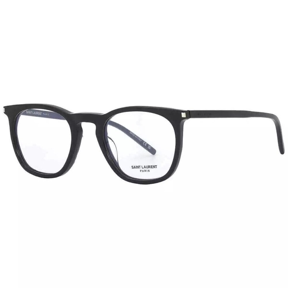 NWT Yves Saint Laurent SL-623-OPT Black Square 49mm Eyeglasses